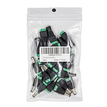 Carica l'immagine nel visualizzatore di Gallery, Connettore DC, Faittoo 10 Maschio + 10 Femmina 5.5mm x 2.1mm 12V Barrel... - Ilgrandebazar