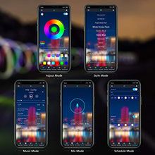 Carica l&#39;immagine nel visualizzatore di Gallery, BACKTURE Striscia LED, 5M 150 LED RGB 5050 Intelligente Retroilluminazione 5m