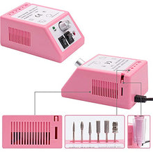 Carica l'immagine nel visualizzatore di Gallery, 20000Giri Fresa per unghie La rettificatrice professionale elettrico di rosa