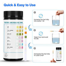 Carica l&#39;immagine nel visualizzatore di Gallery, Dustgo 7 in 1 Strisce Acqua Piscina con 100 pezzi Cartine Tornasole 100 PCS