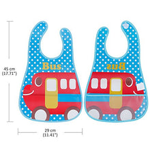 Carica l'immagine nel visualizzatore di Gallery, Lictin Bavaglini Impermeabili Set 8 Unisex EVA per bambini da 6 Children: S