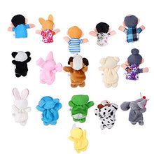 Carica l&#39;immagine nel visualizzatore di Gallery, Biging 16 pezzi di marionette Finger set cui 10 animali + 6... - Ilgrandebazar