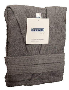 ACCAPPATOIO BASSETTI UOMO DONNA CON CAPPUCCIO TAGLIA S - M - L - XL - XXL... - Ilgrandebazar