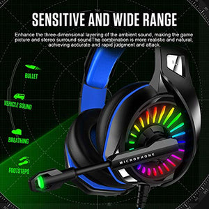 Cuffie Gaming per PS4 e PC, WZTO da con Microfono e Bass...