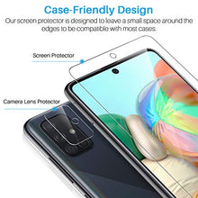 Carica l'immagine nel visualizzatore di Gallery, LK [2 Pezzi Pellicola Protettiva per Samsung Galaxy A71 Vetro Temperato + [2...