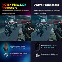Carica l'immagine nel visualizzatore di Gallery, PICTEK Mouse Gaming RGB, da con 6 DPI Nero