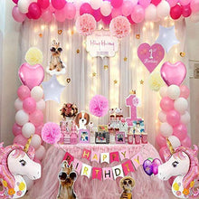 Carica l'immagine nel visualizzatore di Gallery, Unicorno Festa Decorazione Palloncini Supplies,49 Pezzi Unicorno...