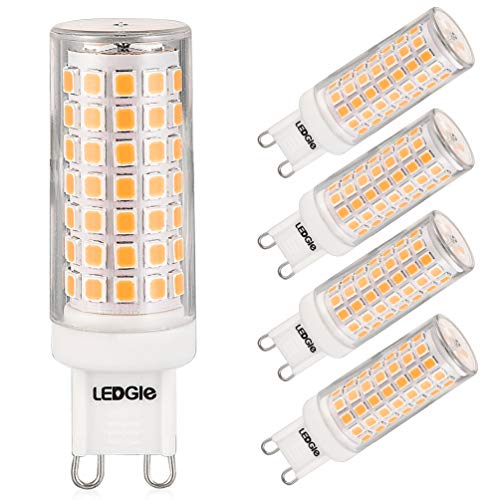 LEDGLE 5 x G9 LED Lampadine del 8W Nessun Sfarfallio, 88-LED 8W, 88led 3000k - Ilgrandebazar