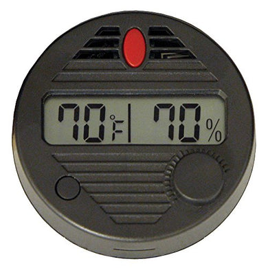 Quality Importers Hygroset II Round Digital Hygrometer for Humidors - Ilgrandebazar
