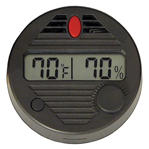 Quality Importers Hygroset II Round Digital Hygrometer for Humidors - Ilgrandebazar