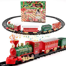 Carica l&#39;immagine nel visualizzatore di Gallery, DONGQI Trenino Natalizio,Treno elettrico di Natale,Trenino Natale con Luci e Suoni per Natale Decorazioni, Trenino Natalizio Regalo per Bambini natalizio