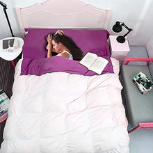 Carica l'immagine nel visualizzatore di Gallery, Aoweika Sacchi a Pelo Lenzuola Sacco a Portatile Leggero Viola profondo