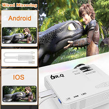 Carica l'immagine nel visualizzatore di Gallery, Proiettore DR.Q HI-04 con Schermo Supporta 1080P FHD, Mini... - Ilgrandebazar