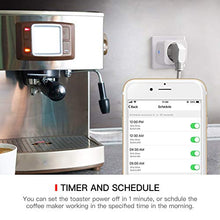 Carica l&#39;immagine nel visualizzatore di Gallery, Presa intelligente WiFi 16 A, 3300 W, mini Smart Plug funziona con Amazon...