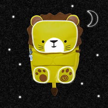 Carica l'immagine nel visualizzatore di Gallery, Trunki Zainetto di alta visibilità per bambini - Leeroy Il Leone (Giallo)