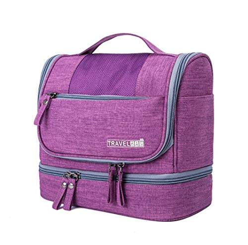 CYBERNOVA Trousse da viaggio, kit grande organizzatore cosmetico Viola