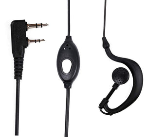 Mengshen® Baofeng Auricolare Cuffie Headset Earphone for Walkie 2 X Earpiece - Ilgrandebazar