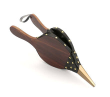 Carica l&#39;immagine nel visualizzatore di Gallery, Tebery Mantice per camino, in legno e similpelle - Ilgrandebazar