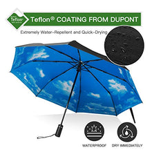 Carica l'immagine nel visualizzatore di Gallery, Eono by Amazon - Ombrello Portatile Automatico Antivento, Cielo
