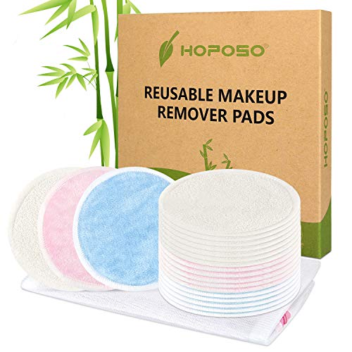 20 Pack Dischetti struccanti lavabili in Velluto e Fibra di Bambù,Zero Waste... - Ilgrandebazar