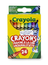 Carica l&#39;immagine nel visualizzatore di Gallery, Crayola-24 Pastelli a Cera, Assortiti, per Scuola e Tempo 1 - confezione - Ilgrandebazar