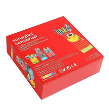 Carica l'immagine nel visualizzatore di Gallery, LUDAZON® Sonaglini Sensoriali per lo sviluppo delle capacità intellettive, Giochi Neonato Montessori, Sonaglio in Morbido Peluche, Ideale per Regali Nascita Maschio o Femmina