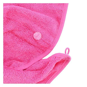 aztex Asciugamano Turbante per Capelli Chiusura ad Anello 64_x_23_cm, Bianca - Ilgrandebazar