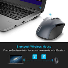 Carica l&#39;immagine nel visualizzatore di Gallery, TECKNET Mouse Bluetooth Wireless per Windows e Mac, 2600DPI, Grey