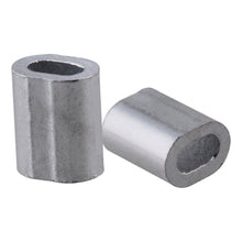 Carica l&#39;immagine nel visualizzatore di Gallery, Bqlzr, boccole, clip, maniche, morsetti per fune, cavo da 1 mm, ovale, in... - Ilgrandebazar