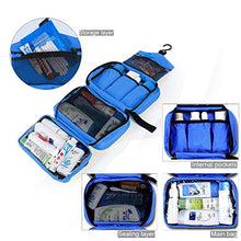 Carica l'immagine nel visualizzatore di Gallery, Beauty Case da Viaggio impermeabile, Boic Borsa Toilette Appendibile Blu