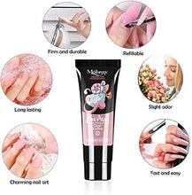 Carica l&#39;immagine nel visualizzatore di Gallery, Anself 5 *15ml Poly Gel Unghie kit + 100 pezzi Unghie Finte Strumenti Rapida Asciugatura con Pennelli e Penna a Doppia Testa per Nail Art