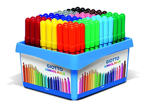 Giotto Turbo Maxi Schoolpack 108 pz Colori assortiti, 524000 - Ilgrandebazar