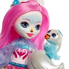 Carica l&#39;immagine nel visualizzatore di Gallery, Enchantimals- Bambola Saffi Il Cigno con Amico Cucciolo, FRH38 - Ilgrandebazar