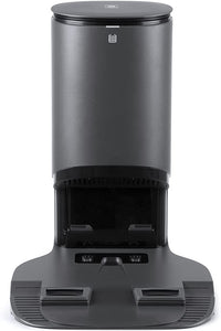 ECOVACS DEEBOT OZMO T8+ Aspirapolvere Robot con Funzione Mopping e Stazione di Aspirazione Automatica, Navigazione 3D Intelligente, Rilevamento degli Ostacoli, Controllo Google Home, Alexa e App T8+ (con stazione di autosvuotamento)