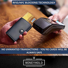 Carica l'immagine nel visualizzatore di Gallery, Porta Carte Credito - MONEYHOLD™ - di Schermato 3 - Blu