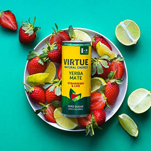 VIRTUE Yerba Mate - Natural Energy Drink - Zero Sugar, Calories...