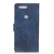Carica l&#39;immagine nel visualizzatore di Gallery, HYMY Cover per Alcatel 1S 2019 + Vetro Temperato - Blu Stile retrò - Ilgrandebazar