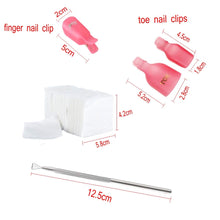 Carica l&#39;immagine nel visualizzatore di Gallery, JZK 10x clip per dita + piedi + 200x cotone + 1x curetta, kit... - Ilgrandebazar
