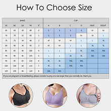 Carica l&#39;immagine nel visualizzatore di Gallery, HBselect 3 PCS Reggiseno Allattamento con Estensione Nero, Grigio, Viola