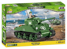 Carica l&#39;immagine nel visualizzatore di Gallery, Cobi-2464 Small Army Carro Armato M4A1 Sherman 420 Pezzi, Colore Verde, 2464