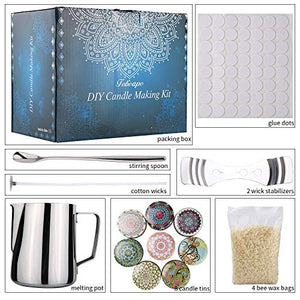 SaiXuan Kit per realizzare candele,Fabbricazione Candele DIY Set Regalo...