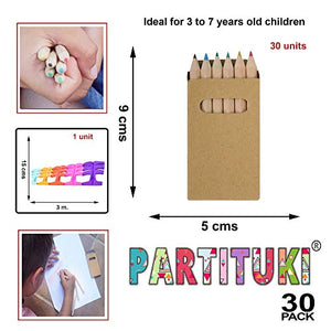 Partituki Gadget Compleanno Bambini. 30 Set de Matite Colorate. Include Una... - Ilgrandebazar