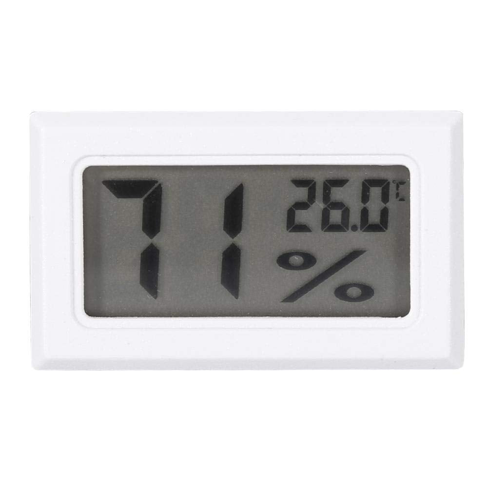 Igrometro Digitale Grande Schermo LCD Termometro di umidità per la White - Ilgrandebazar