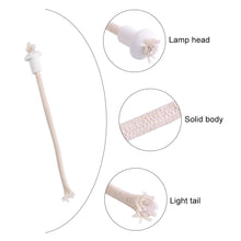 Carica l&#39;immagine nel visualizzatore di Gallery, 7pcs Stoppini di Candela in Cotone con Torcia Ad Alcool Base In... - Ilgrandebazar