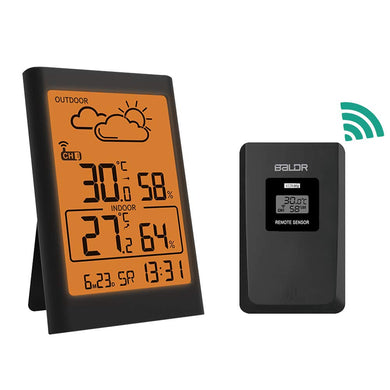 Stazione Meteorologica Wireless, Lgrometro Termometro Digitale arancia