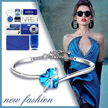 Carica l&#39;immagine nel visualizzatore di Gallery, GEORGE · SMITH Fascino Braccialetto Argento Donna Bracciale Storia Blu