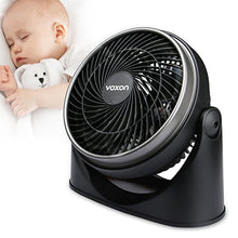 Carica l&#39;immagine nel visualizzatore di Gallery, VOXON Ventilatore da Tavolo, a Parete Turbo con Due 11, Nero