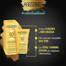 Carica l'immagine nel visualizzatore di Gallery, Angstrom Crema Solare Viso per un'Abbronzatura Ottima, Protezione Viso 50+ Abbronzante con Azione Ultra Idratante, Nutriente e Duratura, Indicata per Pelli Sensibili, 50 ml