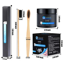 Carica l&#39;immagine nel visualizzatore di Gallery, Sbiancamento Denti, Carbone Attivo Sbiancante per Denti 100% Naturale &amp;...