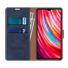Carica l&#39;immagine nel visualizzatore di Gallery, MOBESV Custodia Xiaomi Redmi Note 8 PRO, Cover a Libro Blu/Aqua - Ilgrandebazar